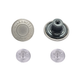 17mm Silver Jeans Buttons with Pins